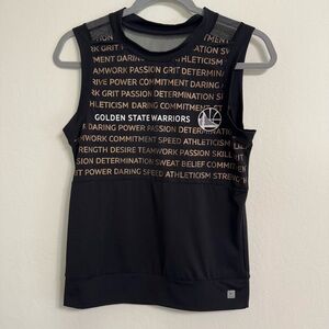Golden State Warriors Women's M Touch By Alyssa Milano Active Tank Top Shirt